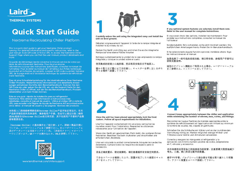 Quick Start Guide Nextreme Chiller