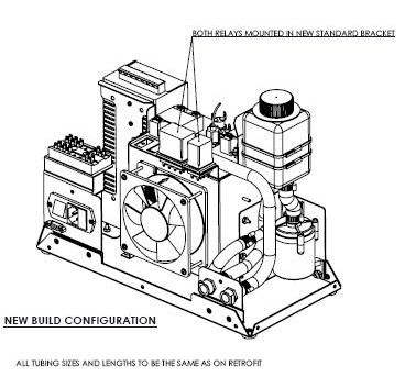 Pump with tubing shown