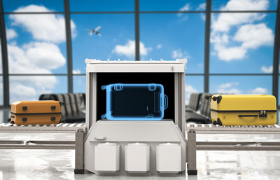 Airport Luggage Scanner Image
