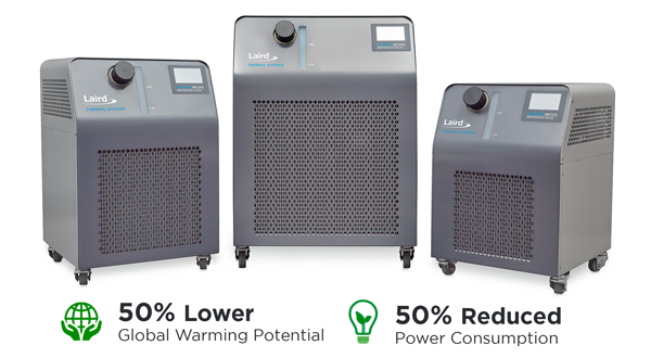 recirculating chillers 50% less GWP