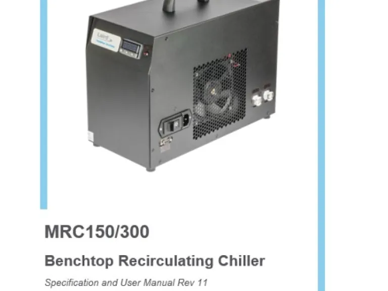 MRC150/300 Benchtop Recirculating Chiller User Manual Image