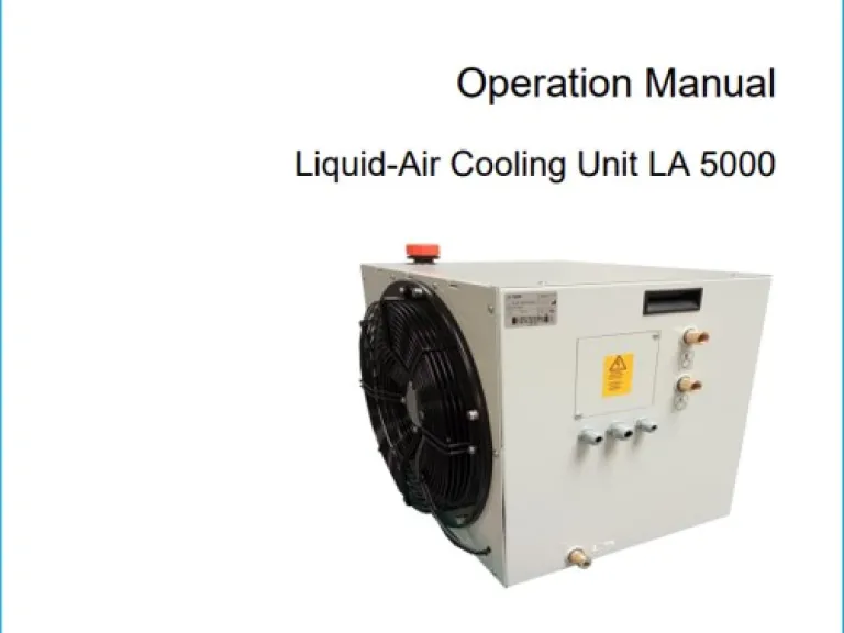 LA5000 V12 Operation Manual Cover Image