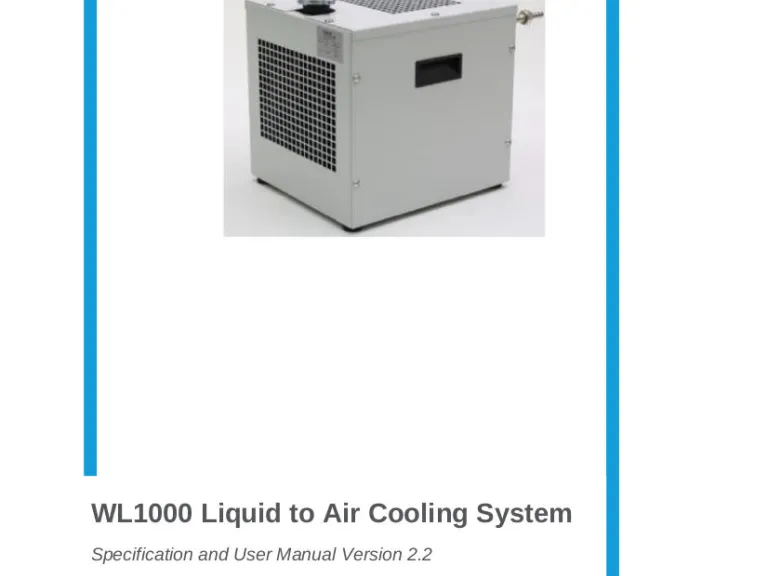 WL1000 User Manual Cover
