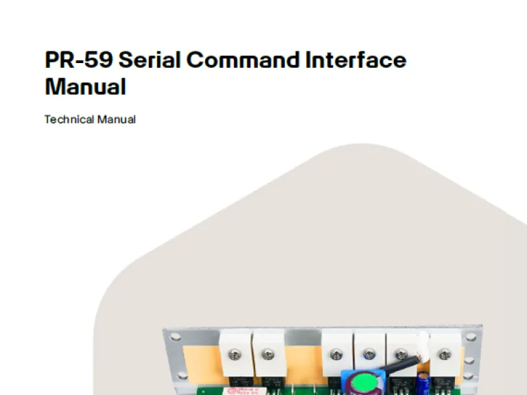 PR59 Technical Interface cover