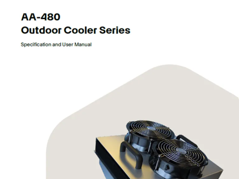 AA480 user manual cover