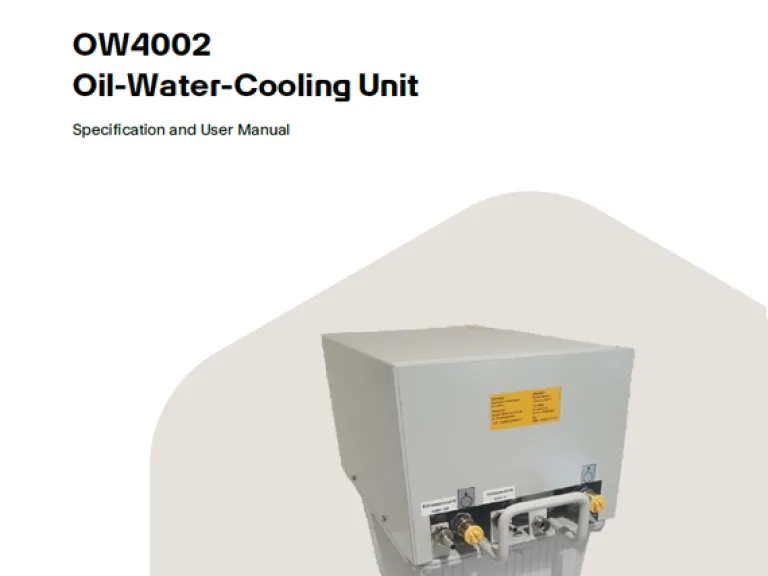 OW4002 user manual cover