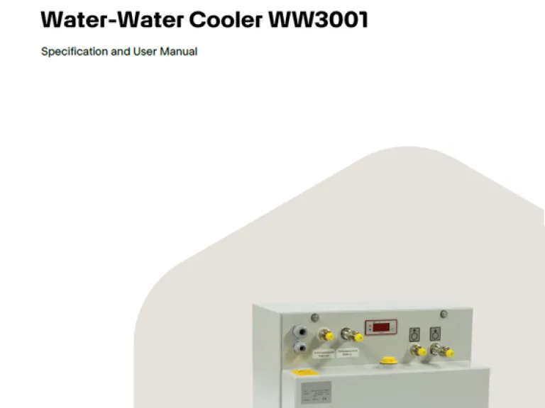 WW3001 user manual cover